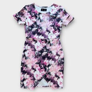 Wild Heart Floral pink and purple dress - Brand New never worn - medium